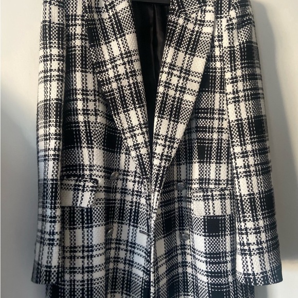 Zara Check Double Breasted Blazer - Picture 5 of 6